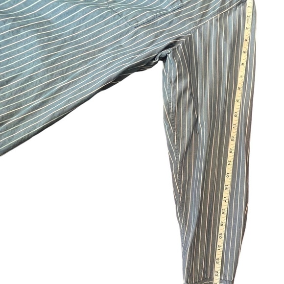 Aeropostale Blue Striped Button Shirt Size X-Large - Picture 9 of 9